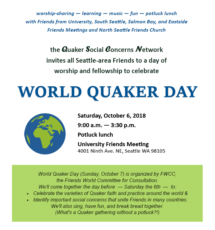 Projects Implemented Quaker Social Concerns Network